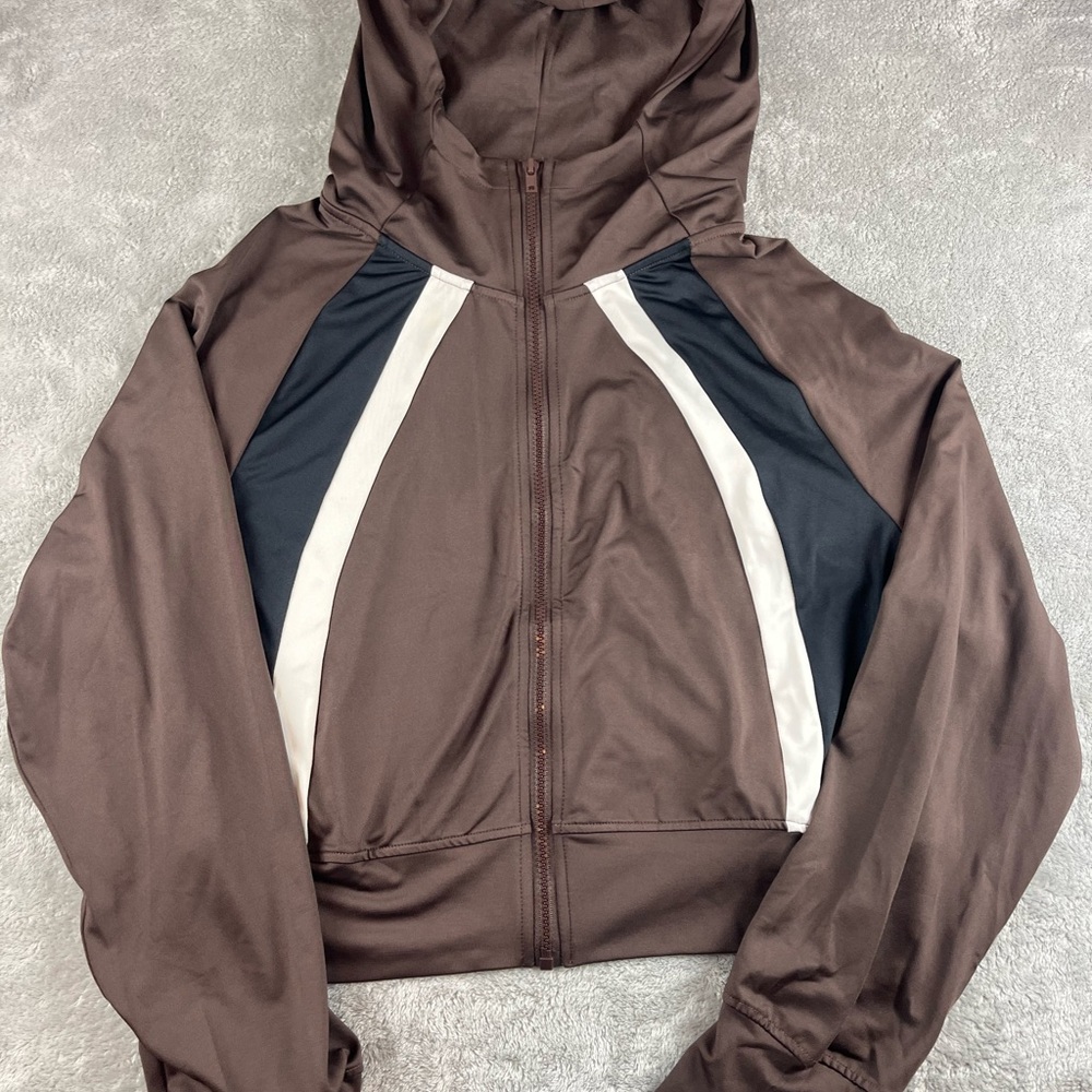 Pro Player Brown and Black Bomber Jacket